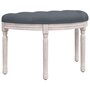 Voir la diapositive 2 : VIDAXL Banc Gris fonce 81,5x41x49 cm Velours