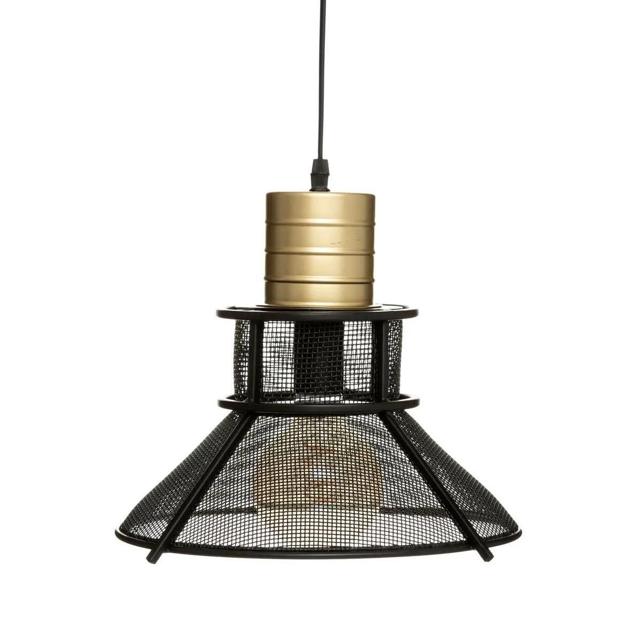 ATMOSPHERA Lampe suspension design  rodo  35cm noir