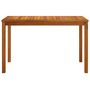 Voir la diapositive 3 : VIDAXL Table de jardin 110x55x67 cm Bois d'acacia solide