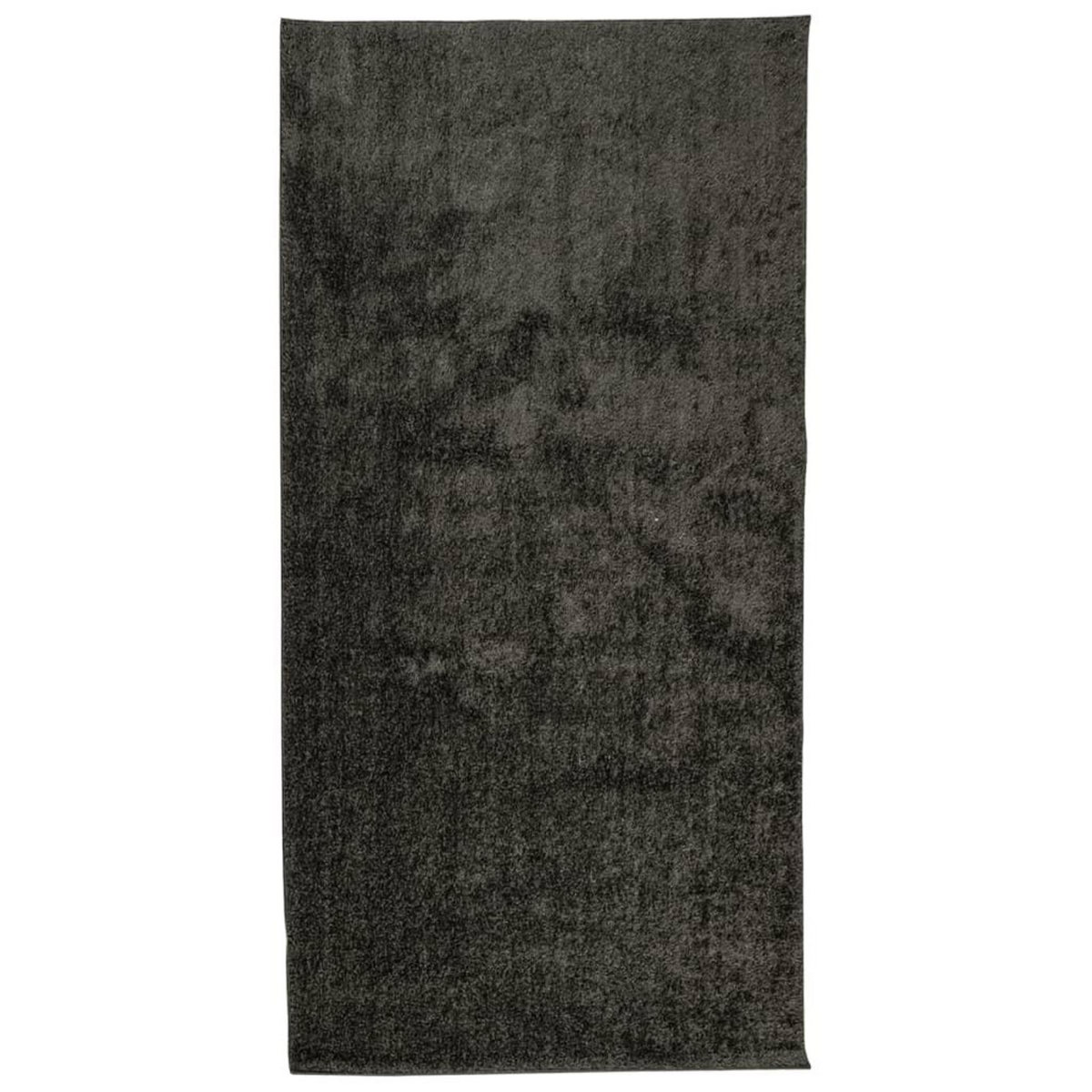 VIDAXL Tapis ISTAN a poils longs aspect brillant anthracite 100x200 cm