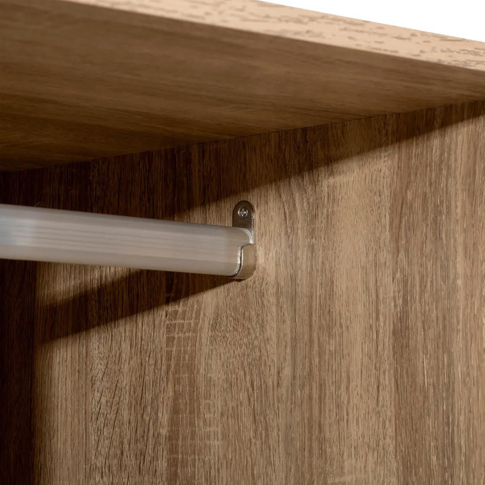 Voir la diapositive 3 : FIVE Dressing penderie 3 tiroirs  black edition  180cm naturel