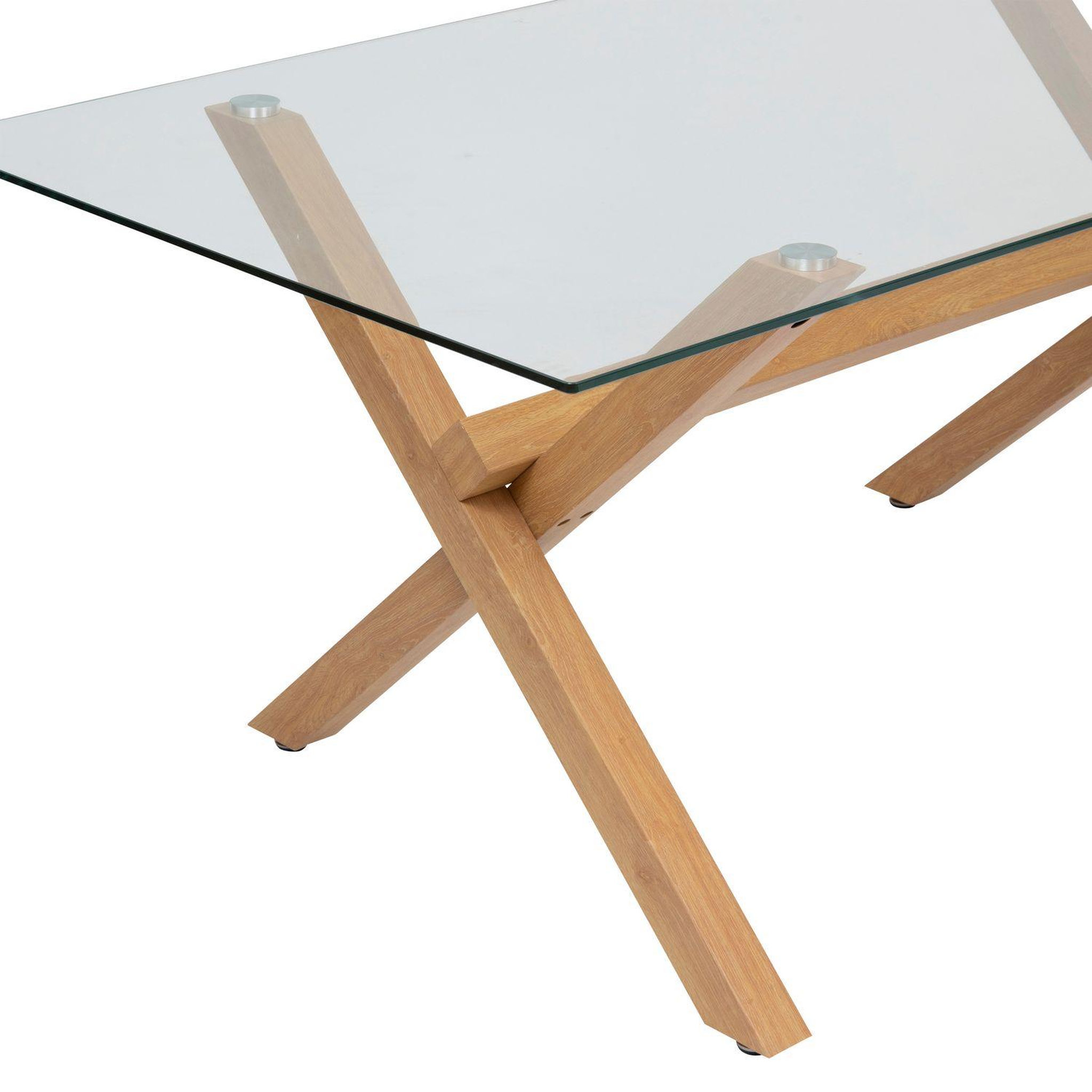 Voir la diapositive 3 : ATMOSPHERA Table à manger en verre pour 6 personnes JOREL