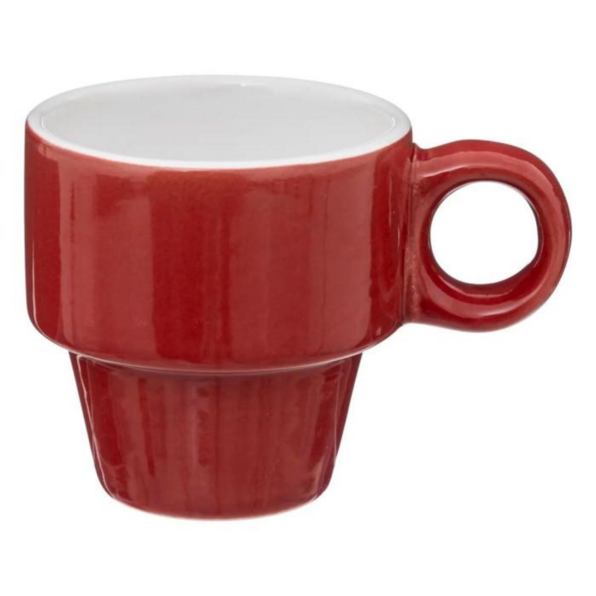 SECRET DE GOURMET Lot de 6 Tasses sur Rack  Colorama  5cl Multicolore