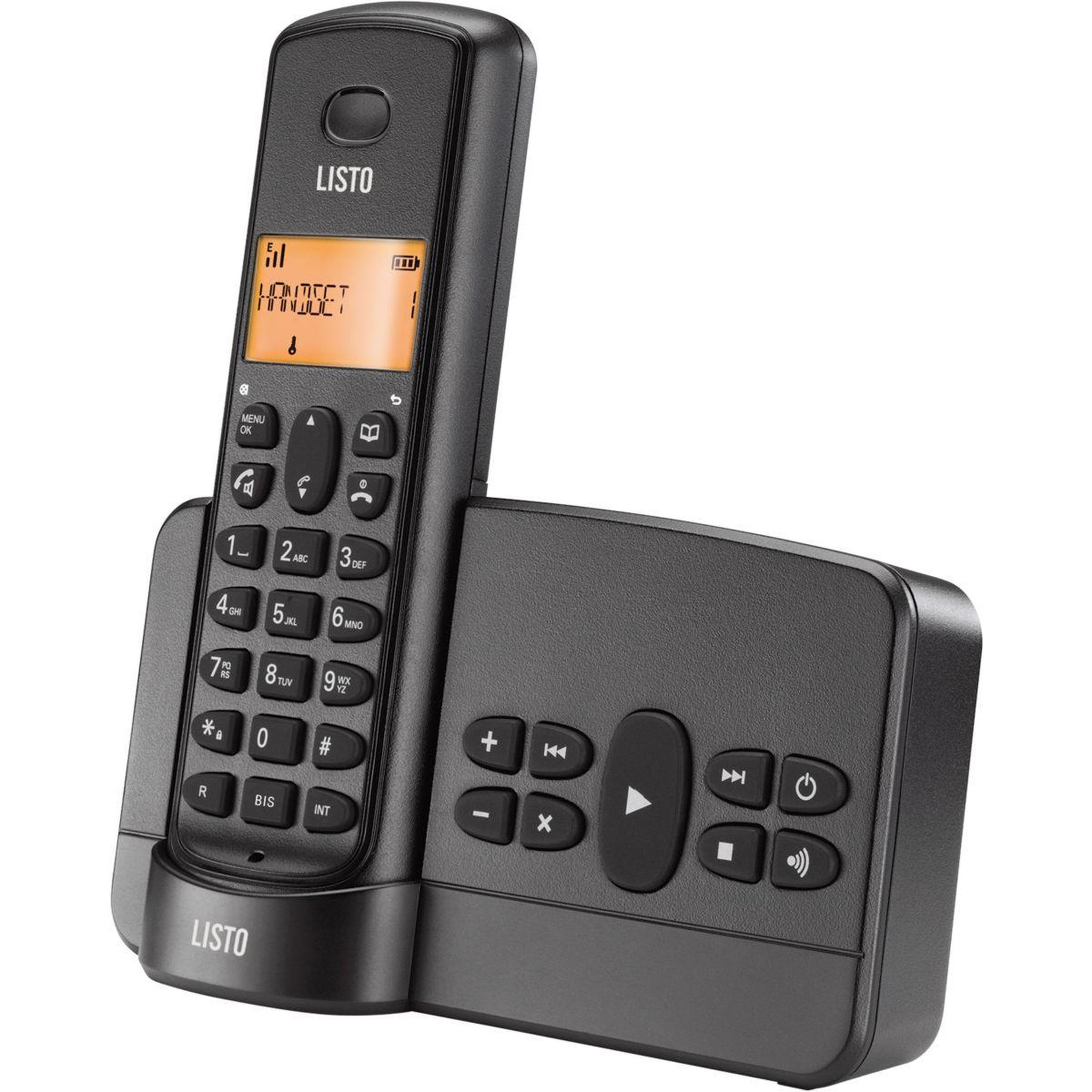 Voir la diapositive 1 : Listo Téléphone sans fil Solo 15.1