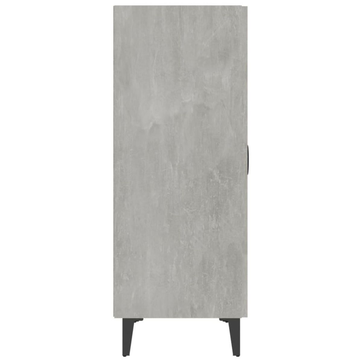VIDAXL Buffet Gris beton 70x34x90 cm Bois d'ingenierie