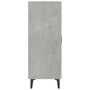 Voir la diapositive 5 : VIDAXL Buffet Gris beton 70x34x90 cm Bois d'ingenierie