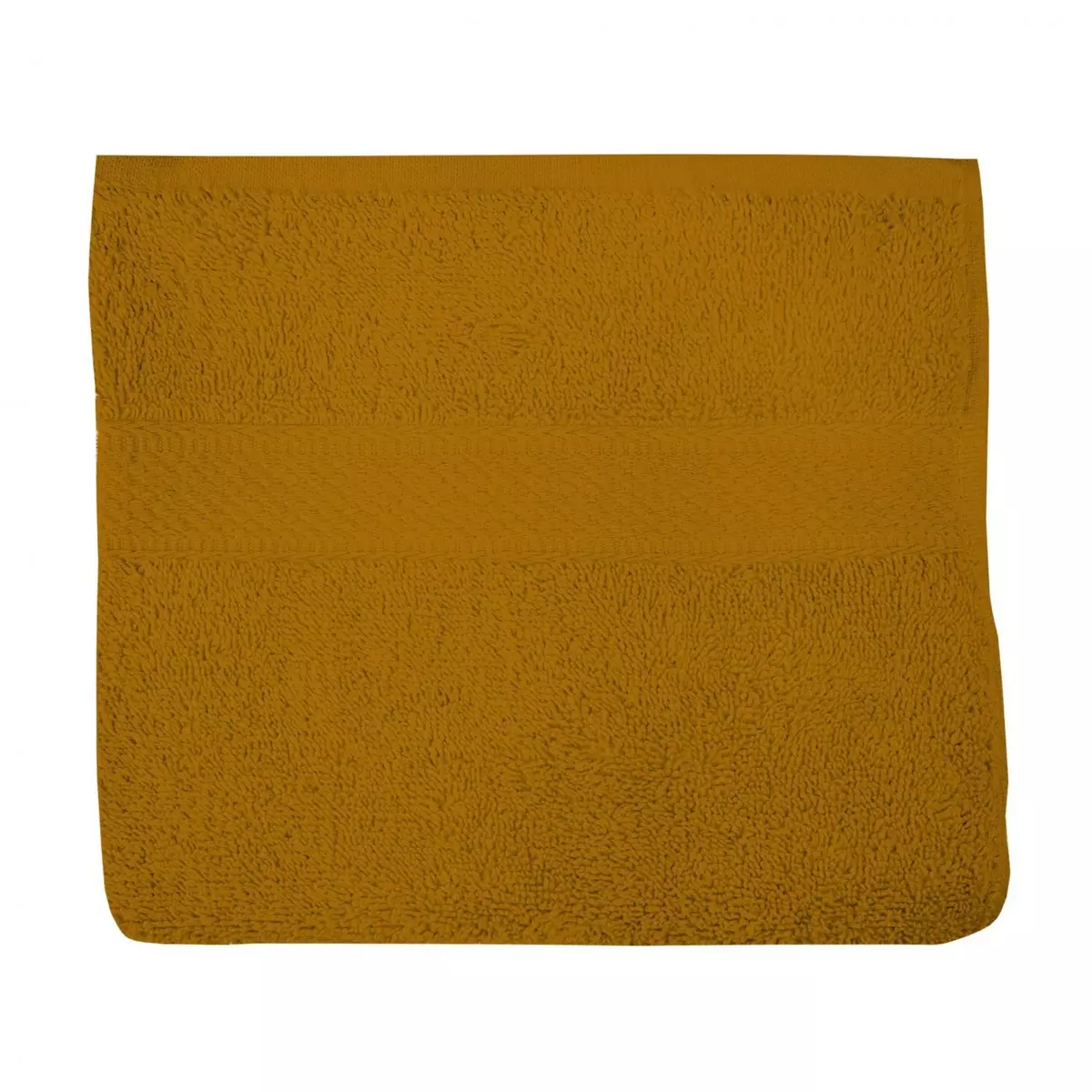 SOLEIL D'OCRE Serviette de toilette en coton 500 gr/m2 50x90 cm LAGUNE moutarde, par Soleil d'ocre