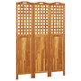 Voir la diapositive 2 : VIDAXL Cloison de separation 3 panneaux 121,5x2x180 cm Bois d'acacia