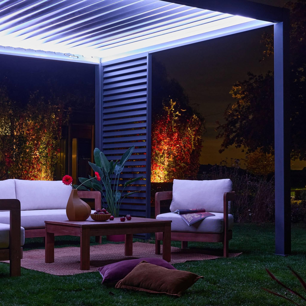 SWEEEK Persienne pour pergola bioclimatique Triomphe, aluminium