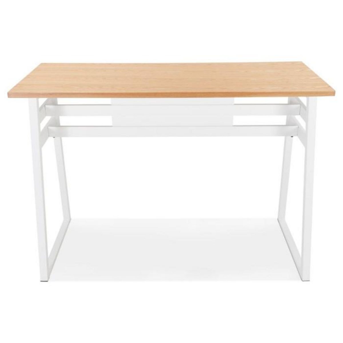Paris Prix Table de Bar Scandinave  Javier  150cm Blanc