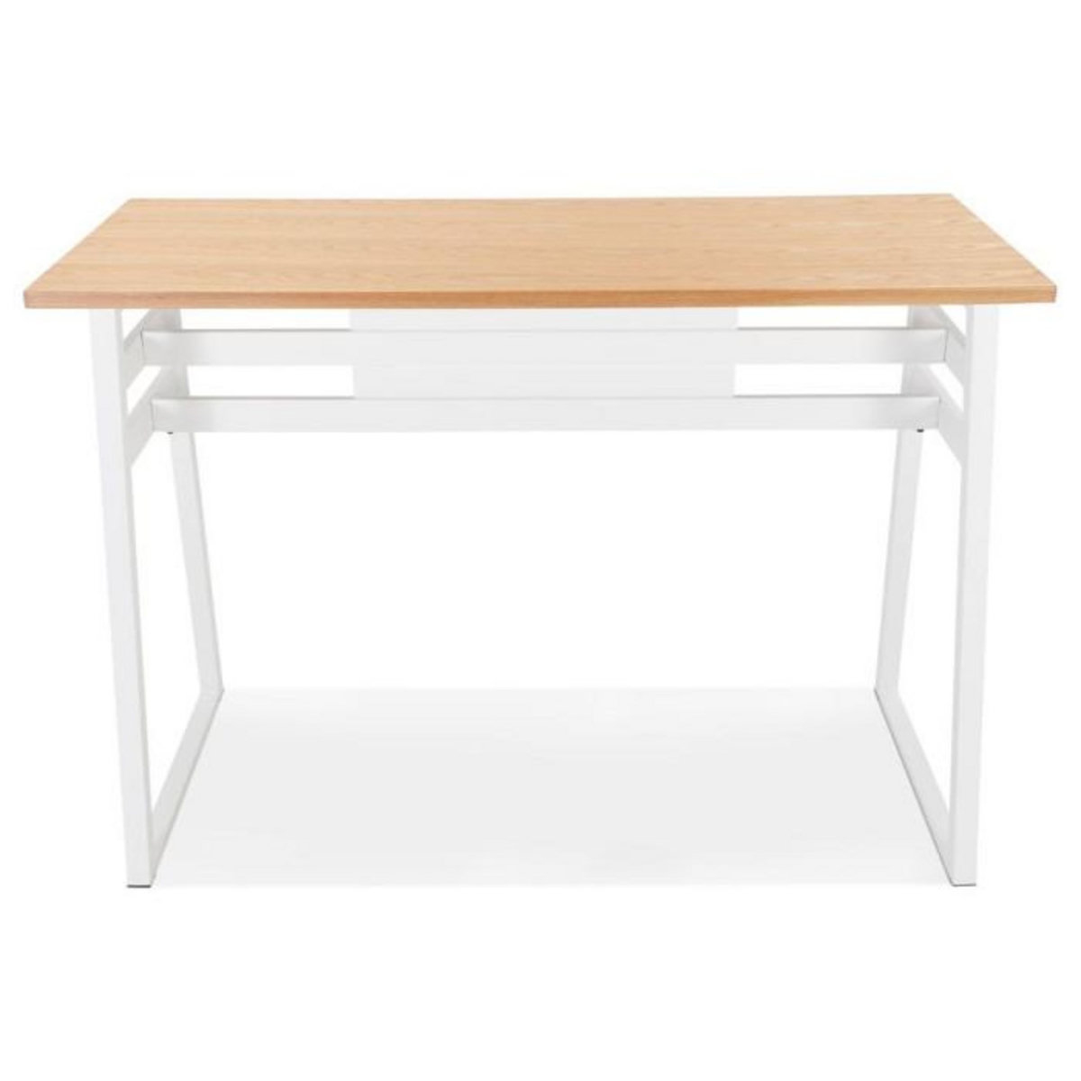 Paris Prix Table de Bar Scandinave  Javier  150cm Blanc