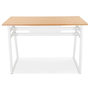 Voir la diapositive 5 : Paris Prix Table de Bar Scandinave  Javier  150cm Blanc