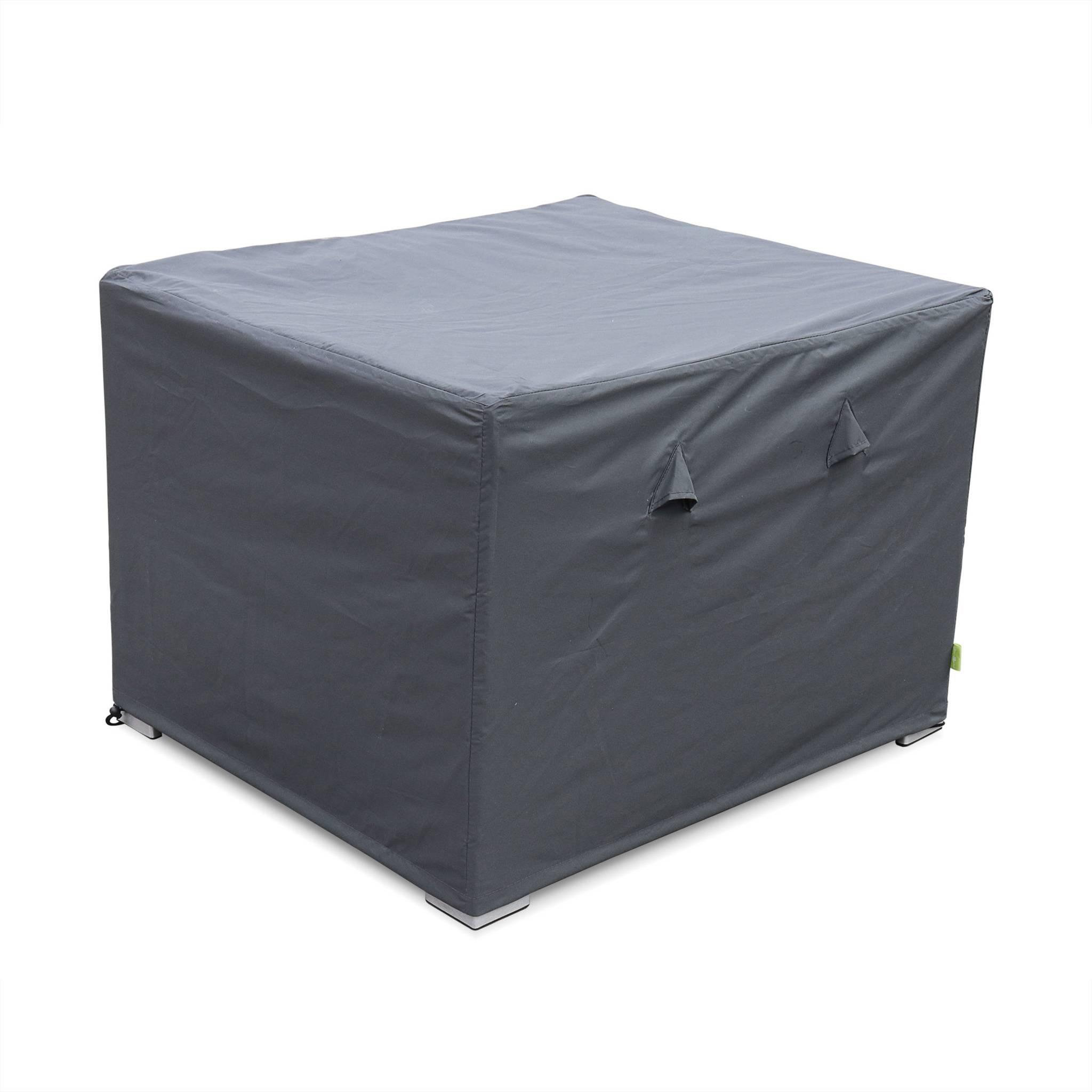 Voir la diapositive 1 : SWEEEK Housse de protection gris foncé pour fauteuils de jardin Genova et Brescia - Bâche toile Oxford en polyester enduit PA