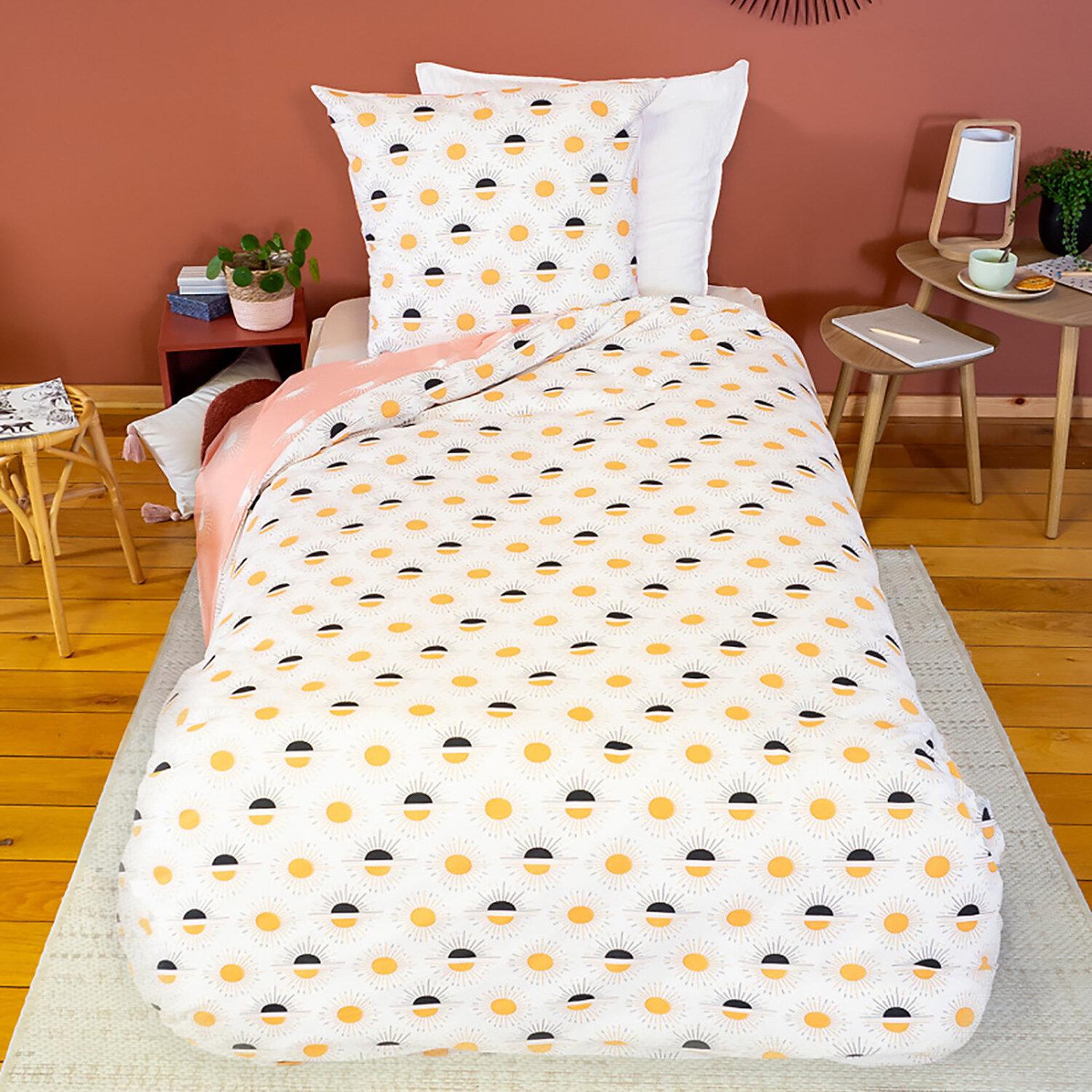 Voir la diapositive 1 : Home collection Parure de couette 2pcs 140x200cm better coton bci terramea