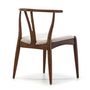 Voir la diapositive 4 : VS VENTA-STOCK Pack 2 chaises Rustic, Couleur Noyer, Bois Massif, 55 cm x 54,5 cm x 76 cm