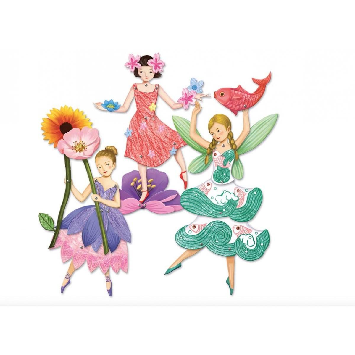 Djeco Pantins a colorier - Fees