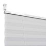 Voir la diapositive 5 : VIDAXL Store plisse 80x150 cm Blanc