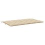 Voir la diapositive 5 : VIDAXL Coussin de banc de jardin beige 180x(50+50)x7 cm tissu oxford