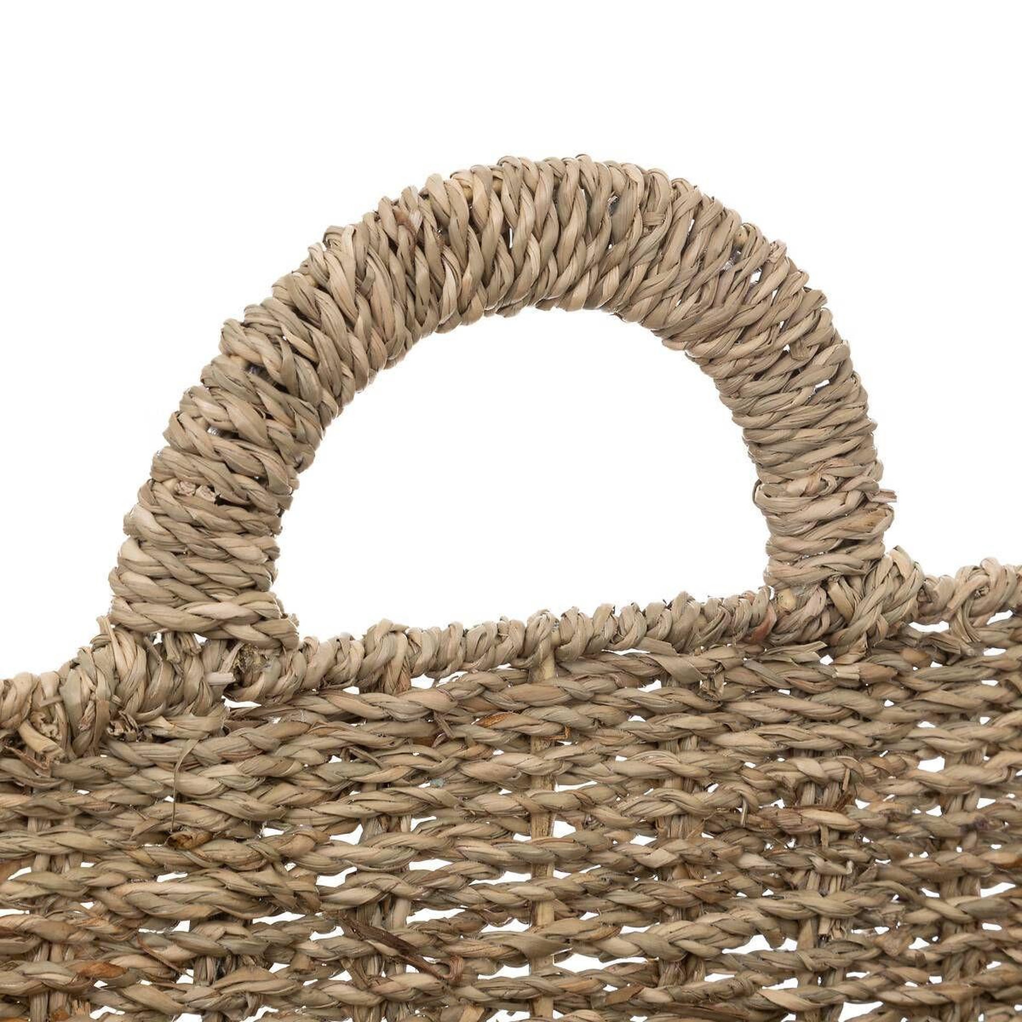 Voir la diapositive 2 : ATMOSPHERA Panier de rangement à suspendre  cora  40cm naturel