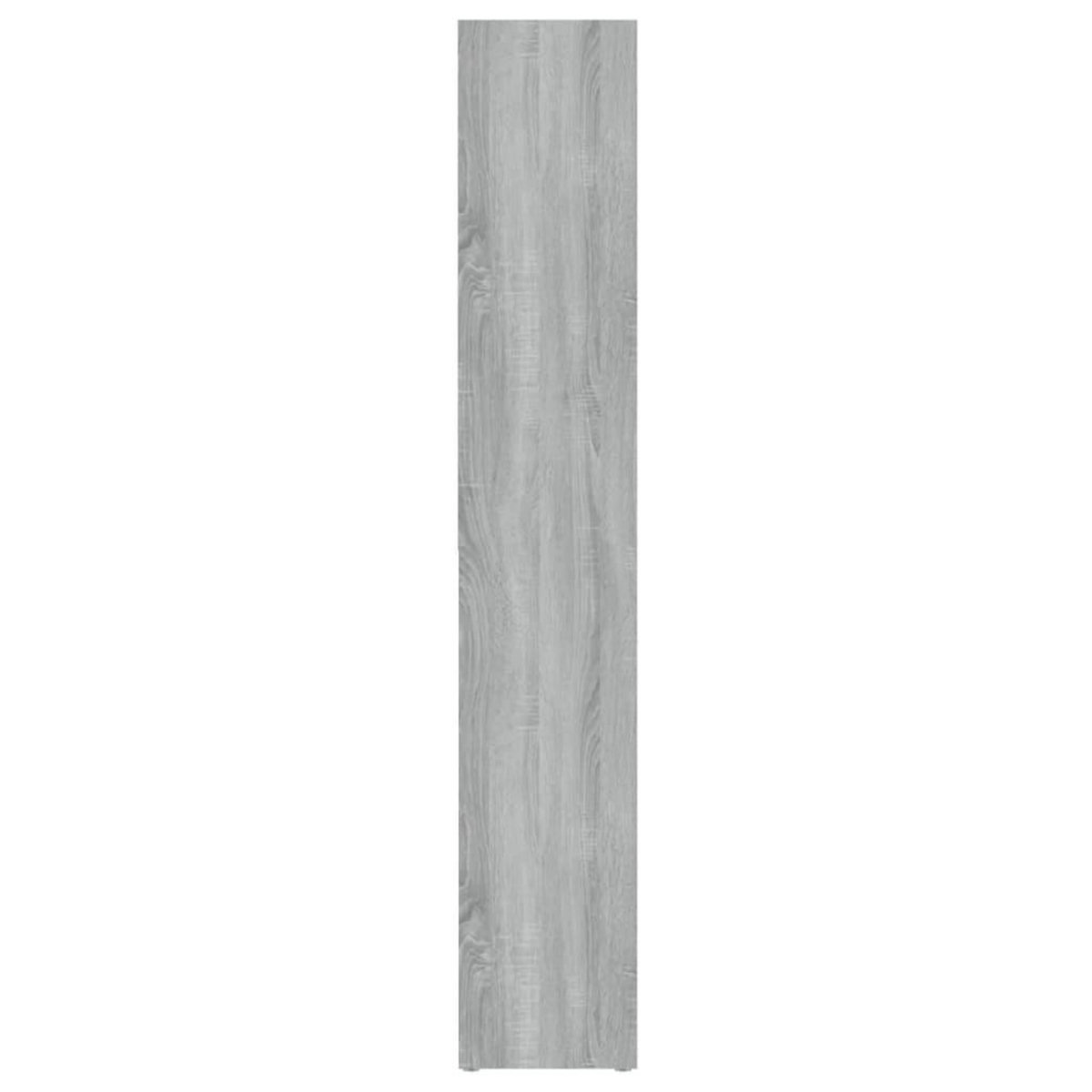 VIDAXL Armoires a CD 2 pcs Sonoma gris 21x16x93,5 cm Bois d'ingenierie