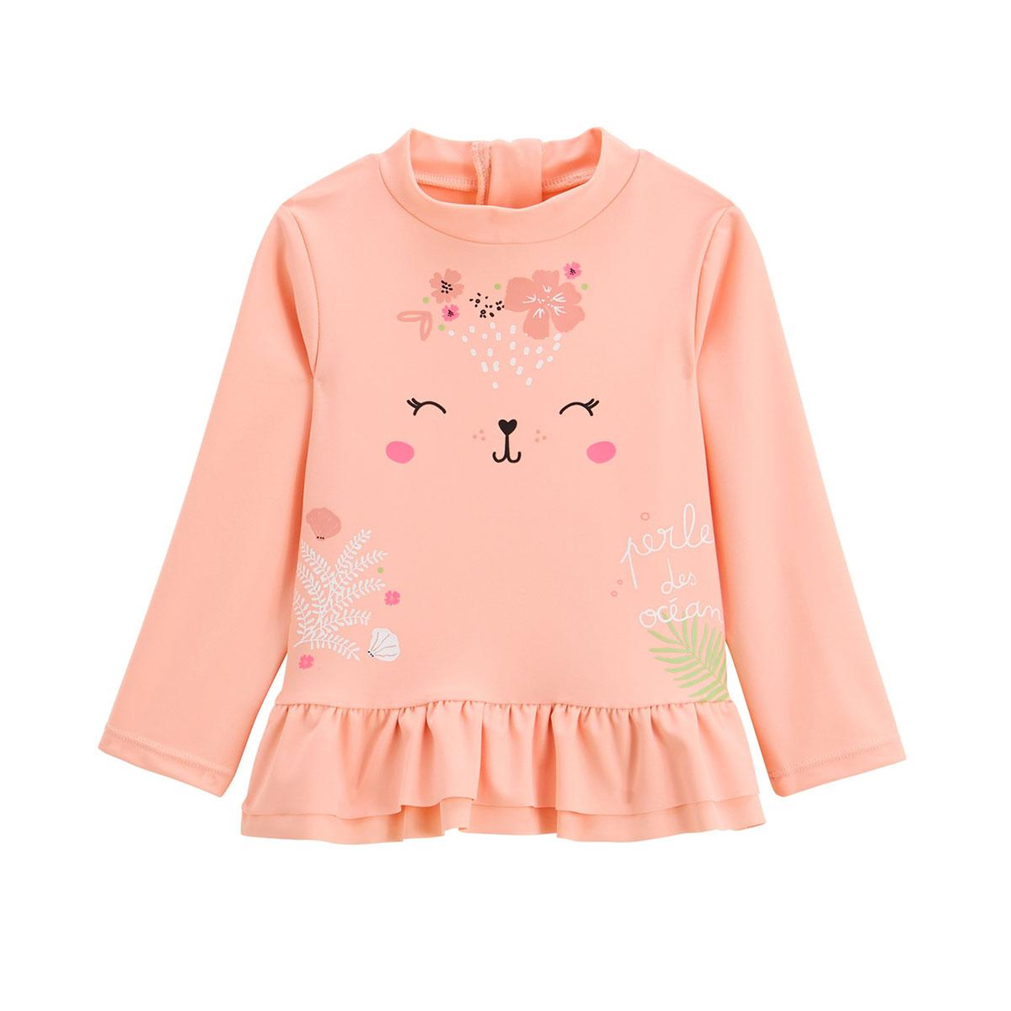 Voir la diapositive 5 : Petit Béguin Maillot de bain bébé 2 pièces t-shirt de protection uv et culotte rosara