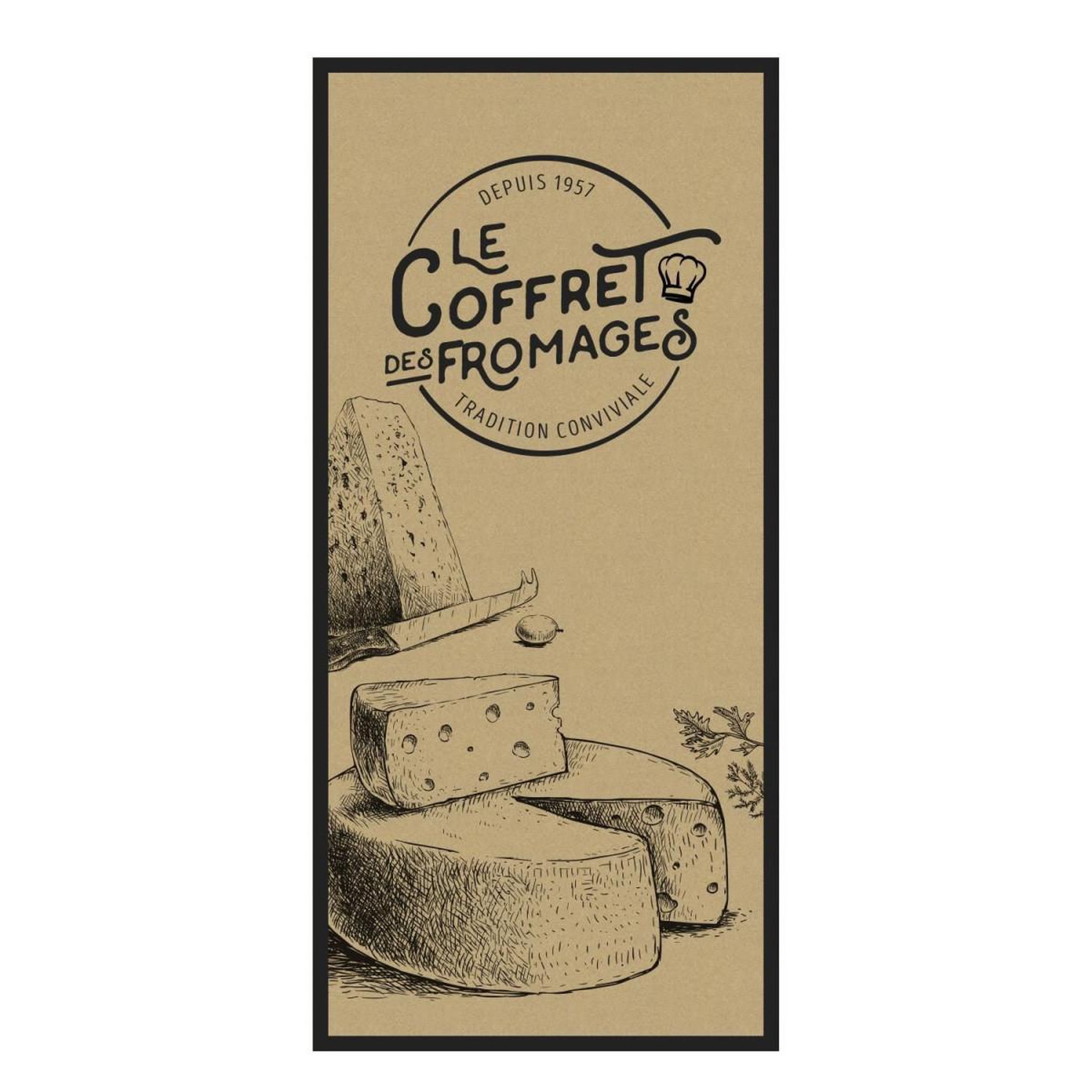 Voir la diapositive 2 : COOK CONCEPT Coffret 4 Couteaux & Planche  Orga  14cm Naturel