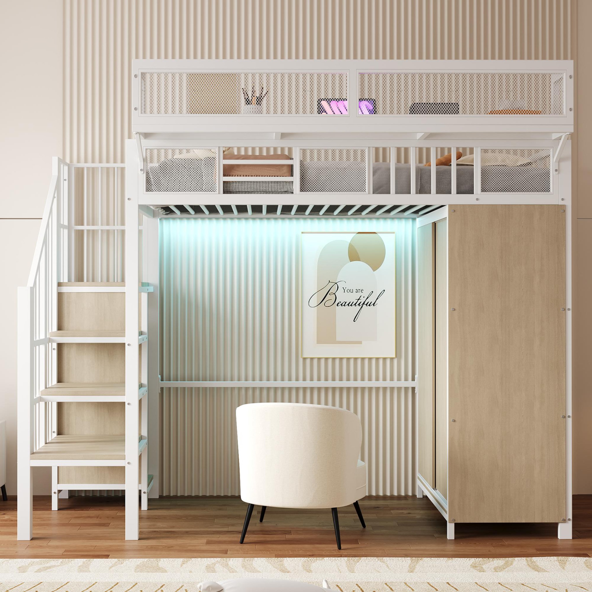 Voir la diapositive 2 : MERAX Lit mezzanine