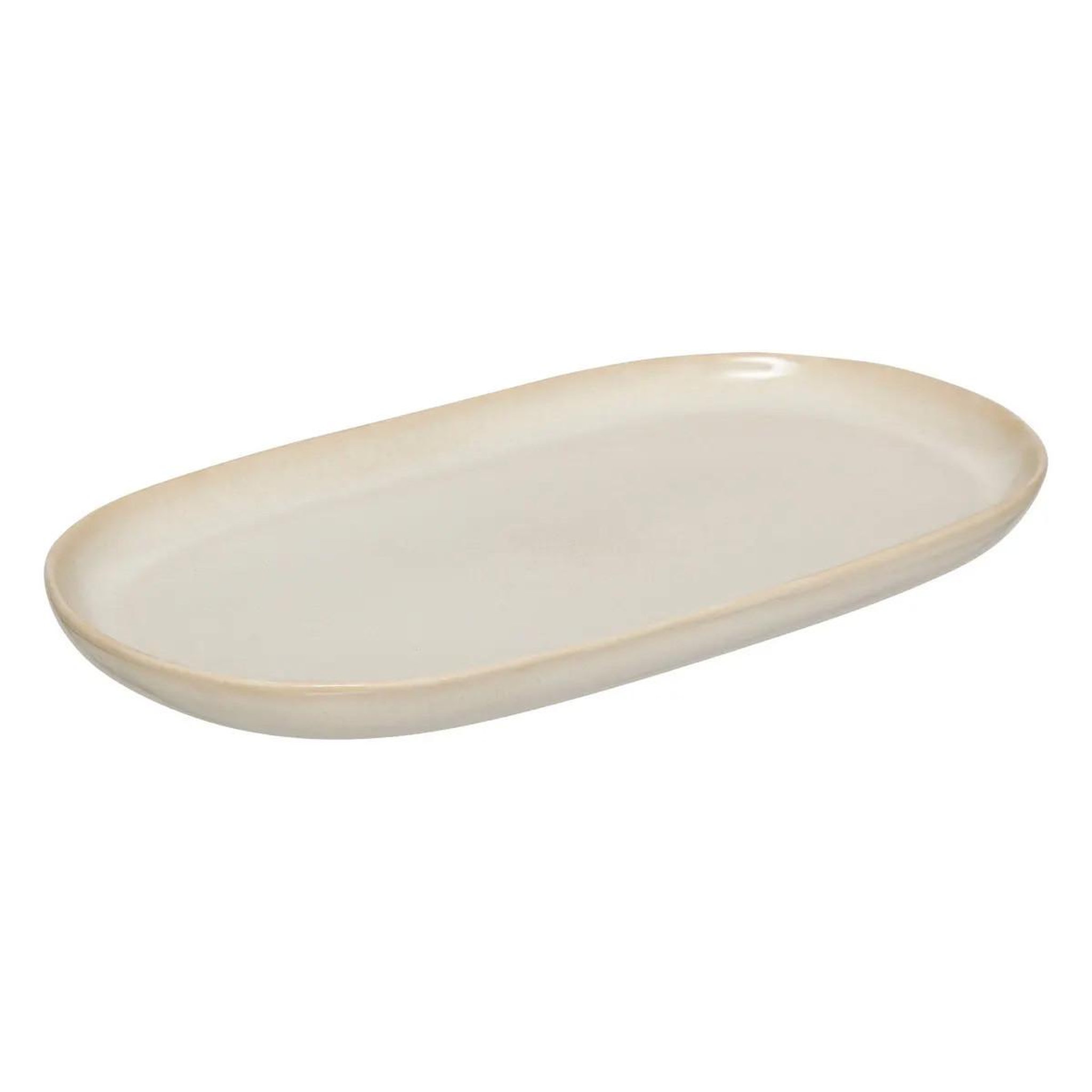 SECRET DE GOURMET Plat de présentation  terre inconnue  30cm beige