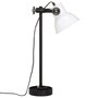 Voir la diapositive 4 : VIDAXL Lampe de bureau 25 W blanc 15x15x55 cm E27