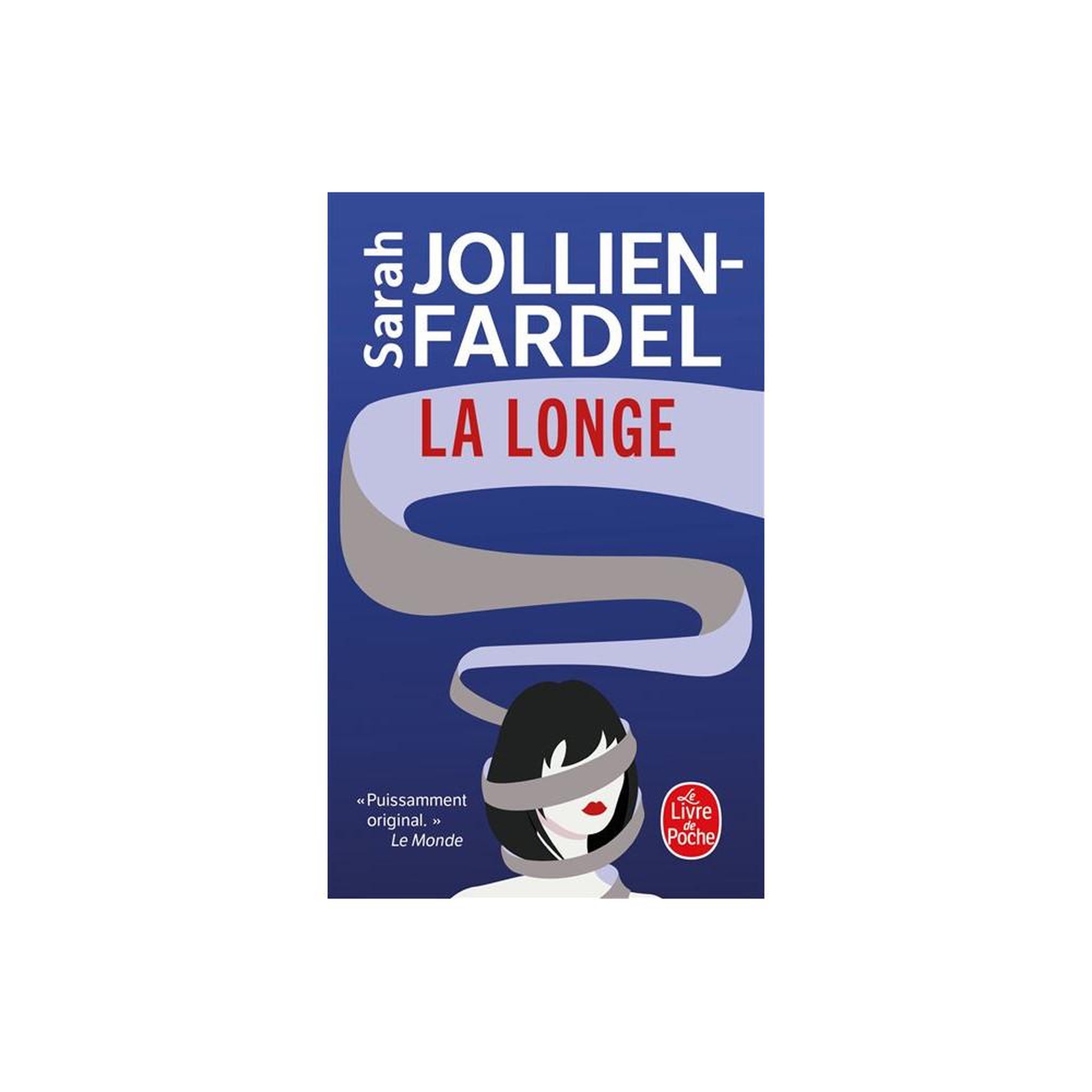 Livre de poche grand caractères « la longe » de sarah jollien-fardel, édition broché
