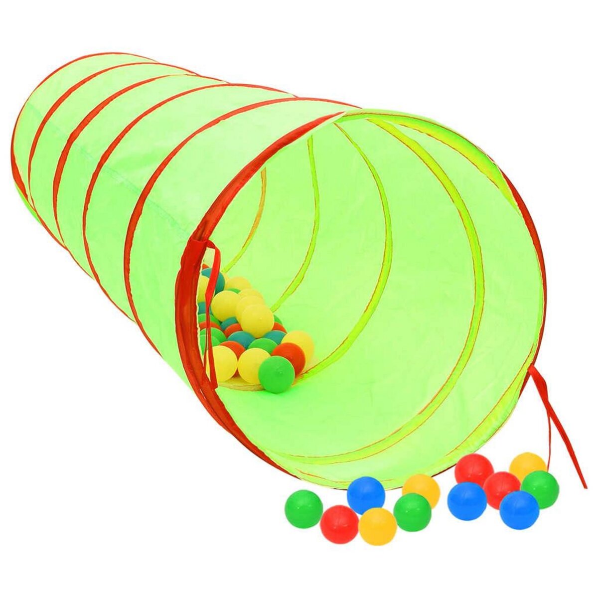 VIDAXL Tunnel de jeu pour enfants Vert 175 cm Polyester