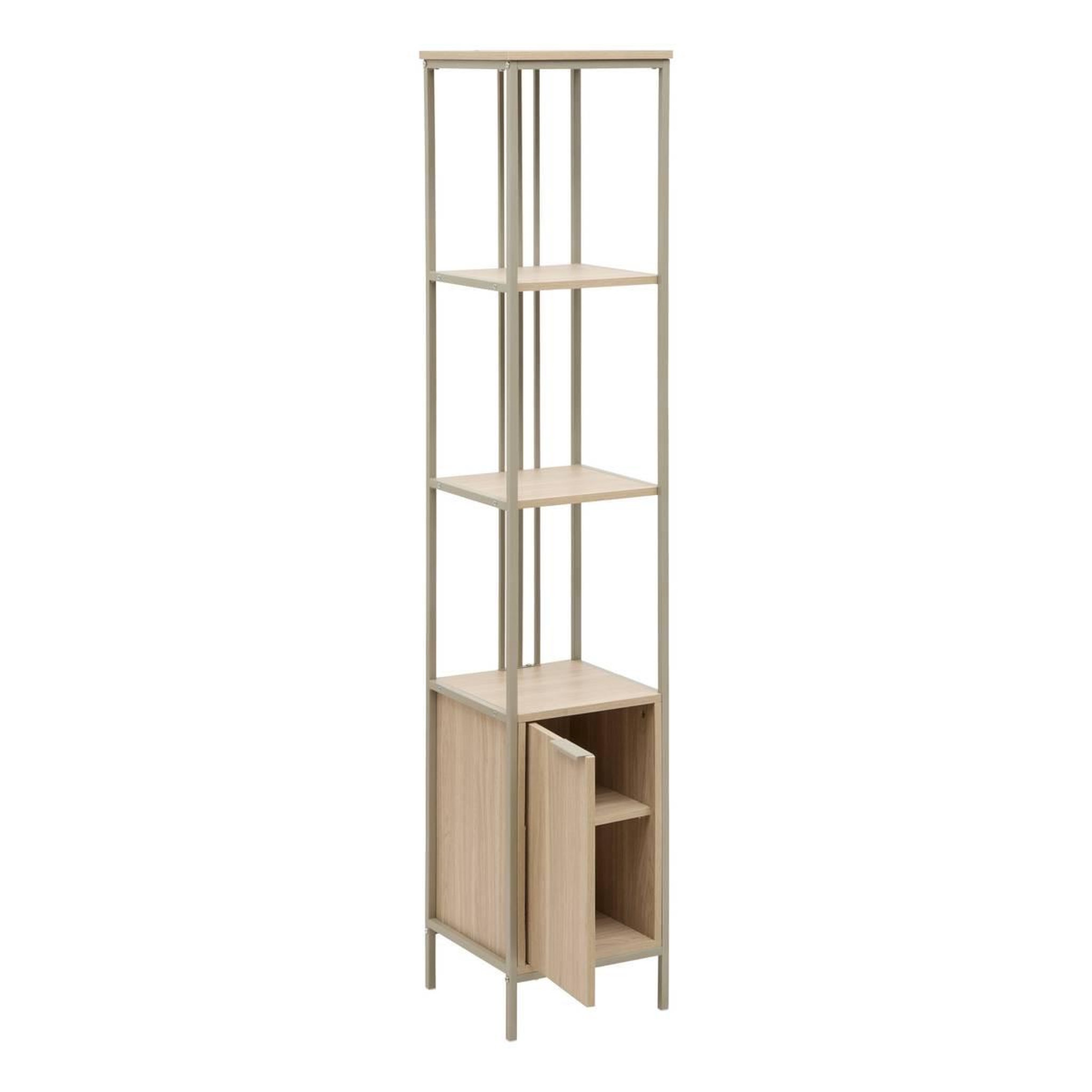 Voir la diapositive 2 : Paris Prix Étagère 3 Niveaux Avec Porte  Duna  176cm Sable