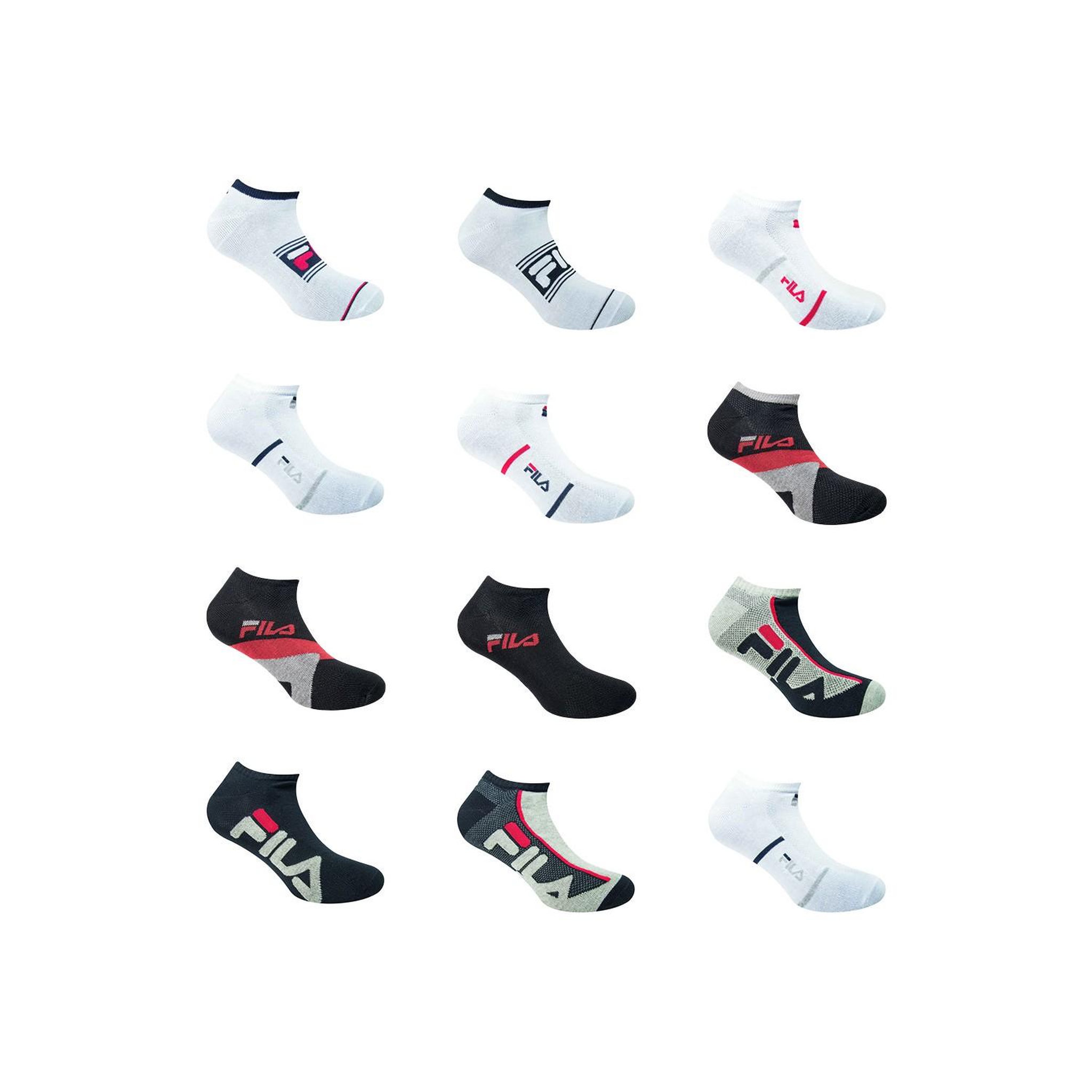 Voir la diapositive 1 : FILA Pack Surprise de 12 Paires de chaussettes homme
