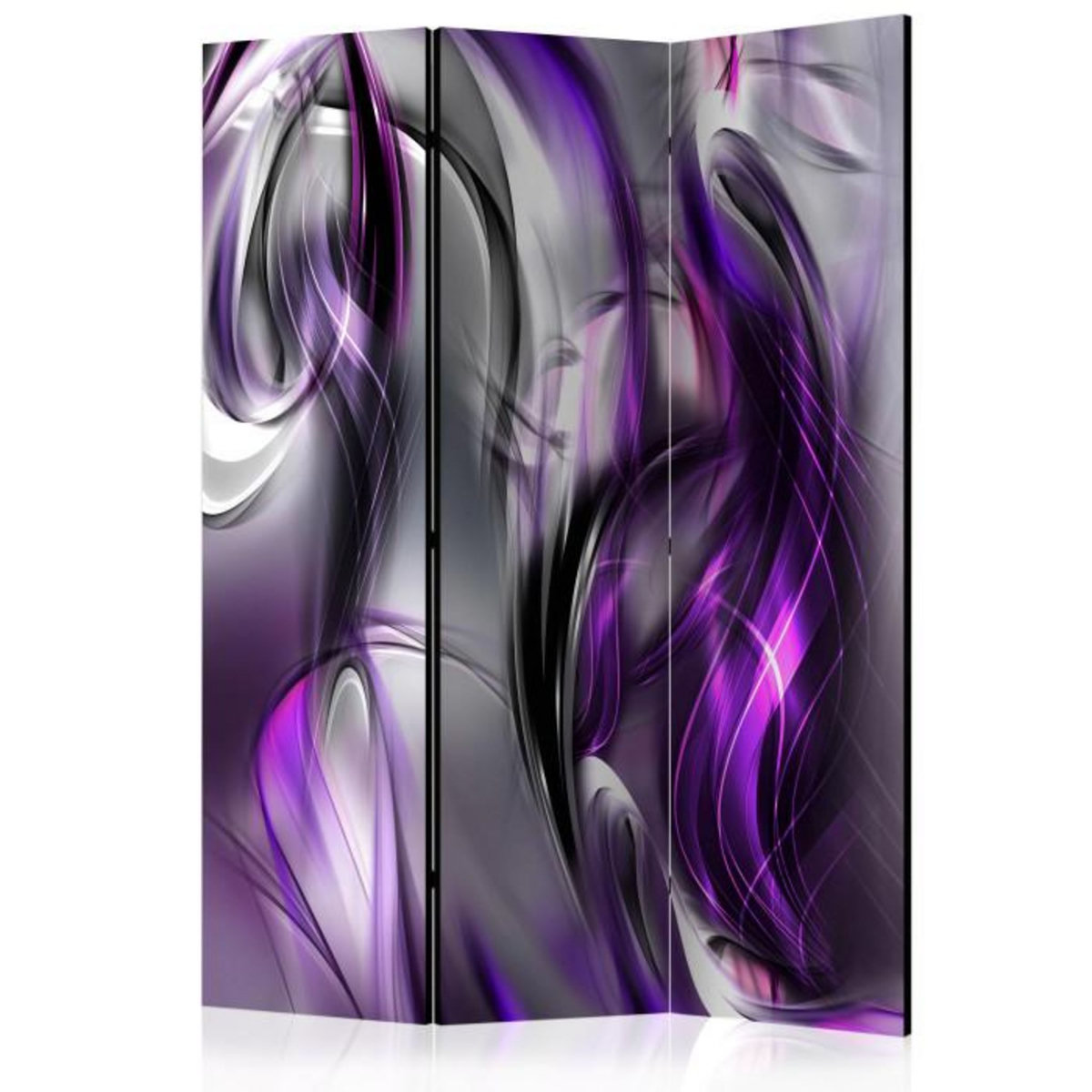 Paris Prix Paravent 3 Volets  Purple Swirls  135x172cm