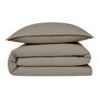 Voir la diapositive 1 : FUTURE HOME Housse de couette en coton 57 fils unie
