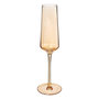 Voir la diapositive 2 : SECRET DE GOURMET Lot de 6 Flûtes à Champagne  Olga  16cl Ambre