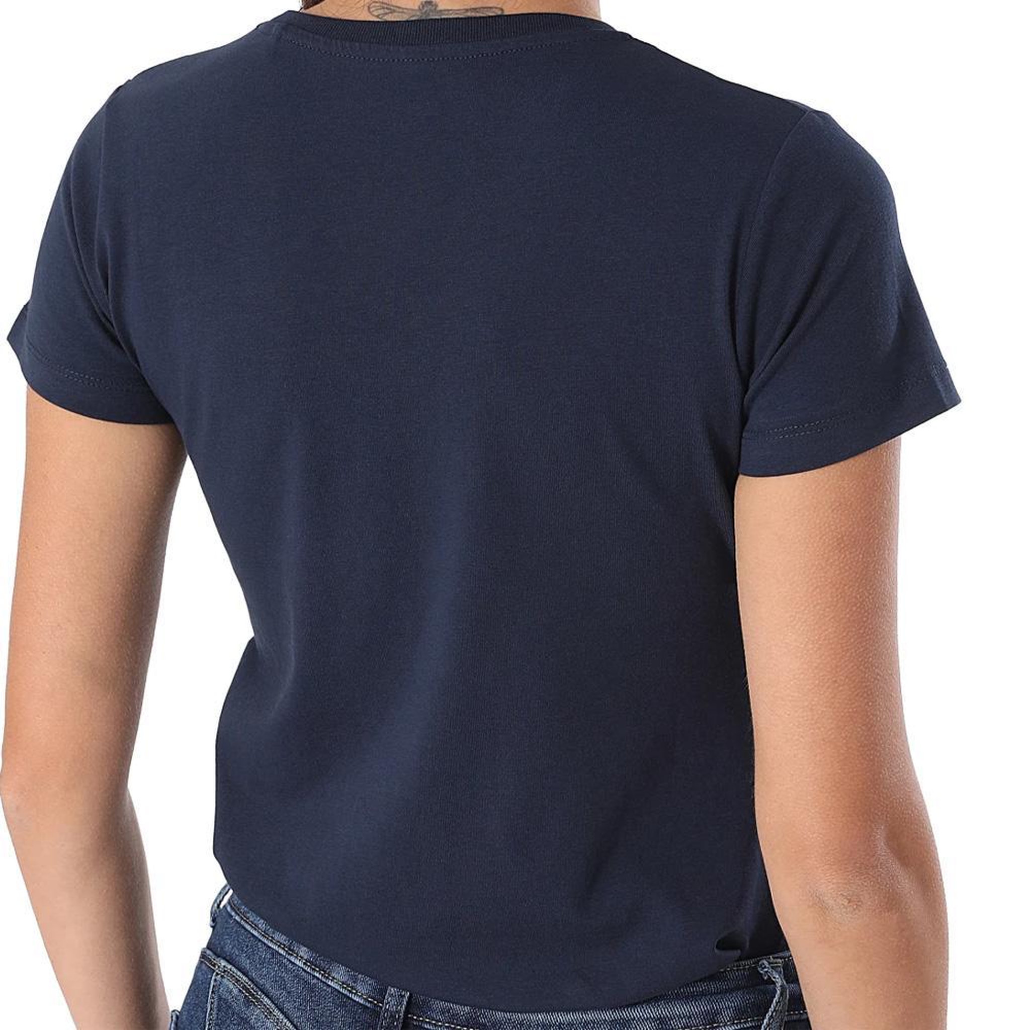 Voir la diapositive 2 : Pepe Jeans T-Shirt Marine Femme Pepe jeans Pjl L Nd T
