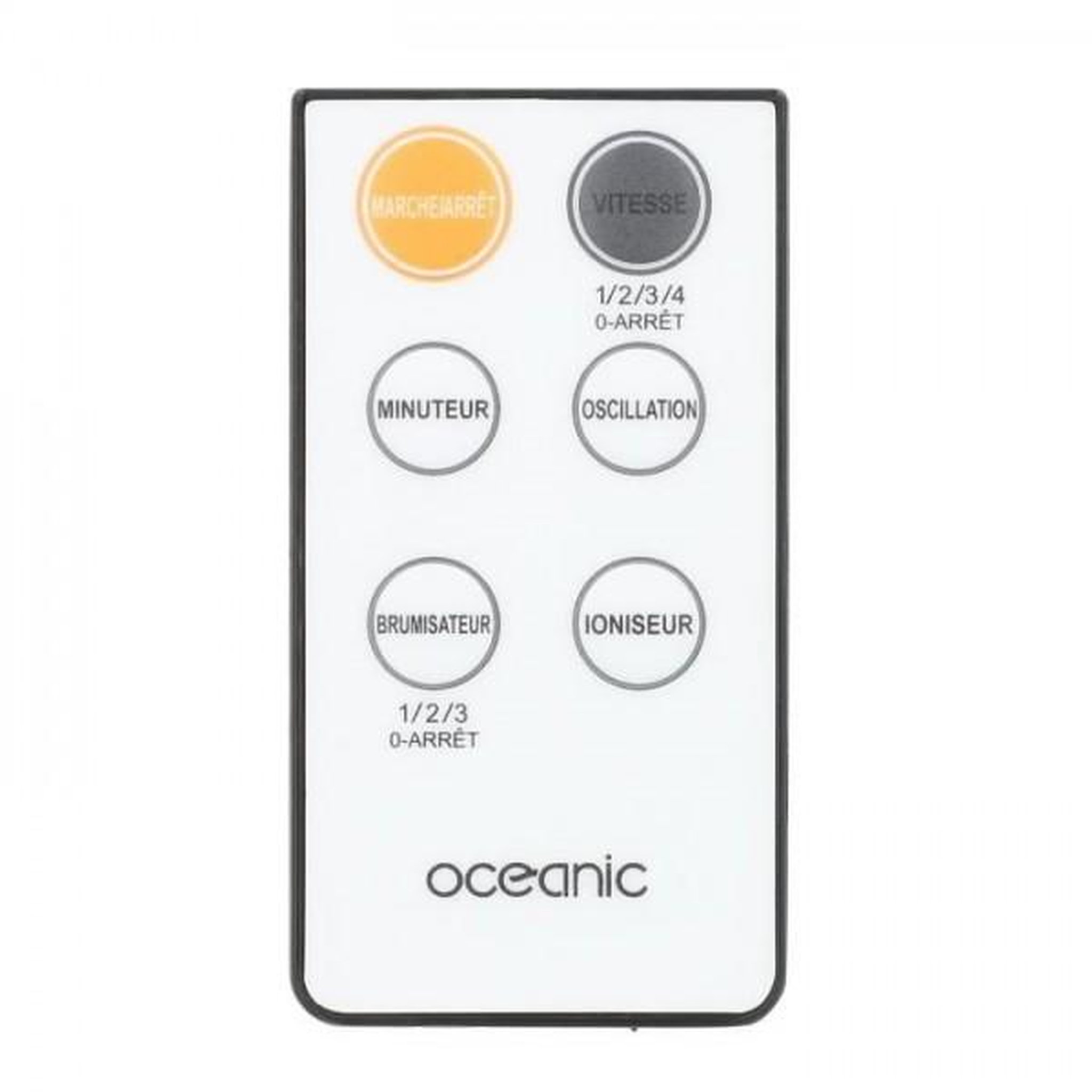 Voir la diapositive 5 : OCEANIC Rafraîchisseur d'air sans évacuation 4 en 1 OCEANIC - Ventilateur - Brumisateur - Purificateur d'air - 90 W