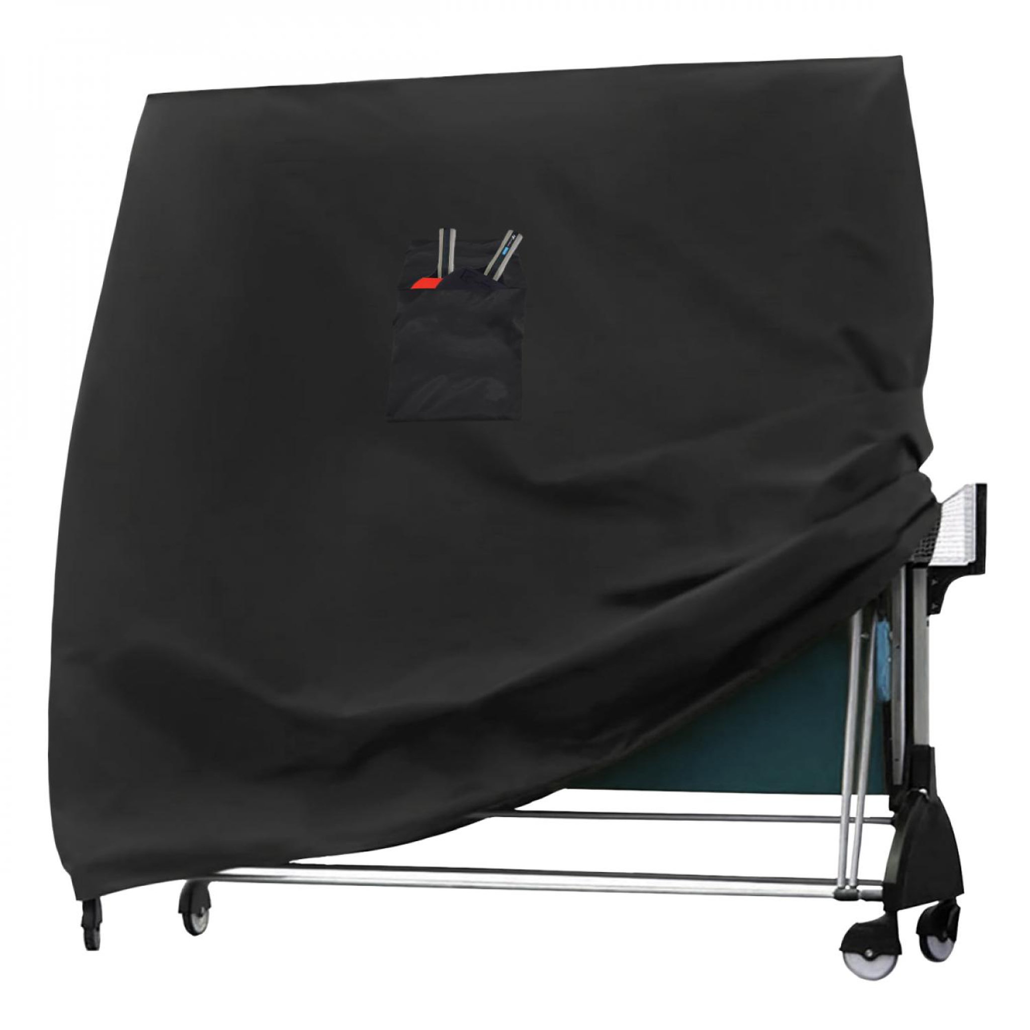 Voir la diapositive 1 : LINXOR Housse de protection pour table de ping-pong, tissu Oxford 210D - Noir