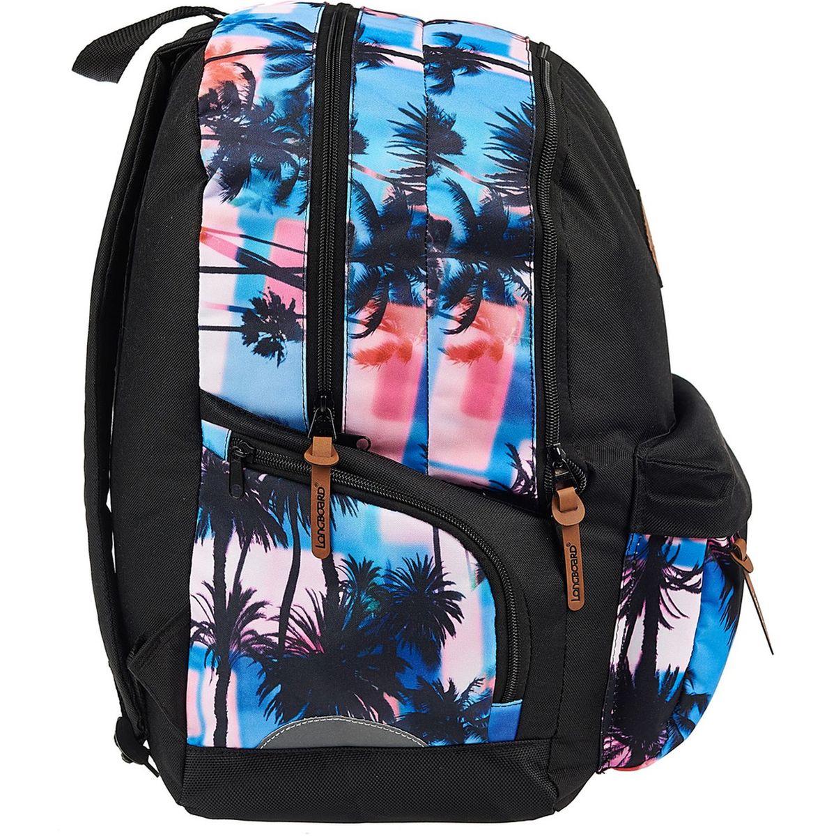 LONGBOARD Sac à dos 2 compartiments noir LONGBOARD