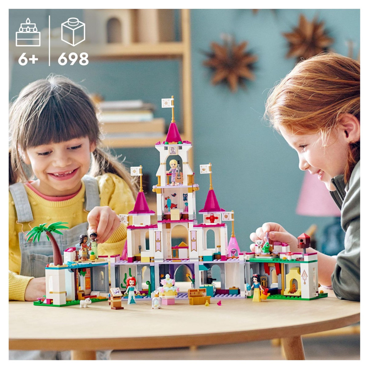 LEGO Disney Princess 43205 Aventures Épiques dans le Château, Jouet de Construction