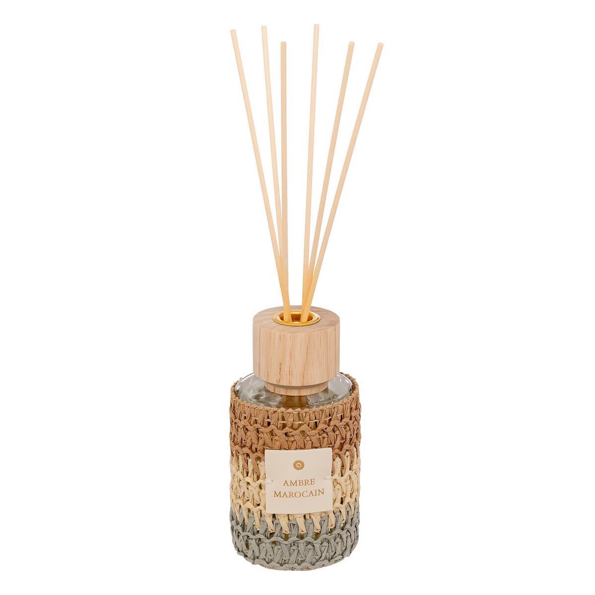 ATMOSPHERA Diffuseur de parfum en verre  zaya  220ml ambre marocain