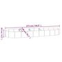 Voir la diapositive 6 : VIDAXL Lit sureleve de jardin Acier enduit de poudre 373x140x36cm gris
