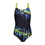 Voir la diapositive 1 : ARENA Maillot de bain Bleu/Vert Fille Arena Waves