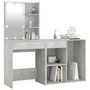 Voir la diapositive 3 : VIDAXL Coiffeuse a LED avec armoire Gris beton Bois d'ingenierie