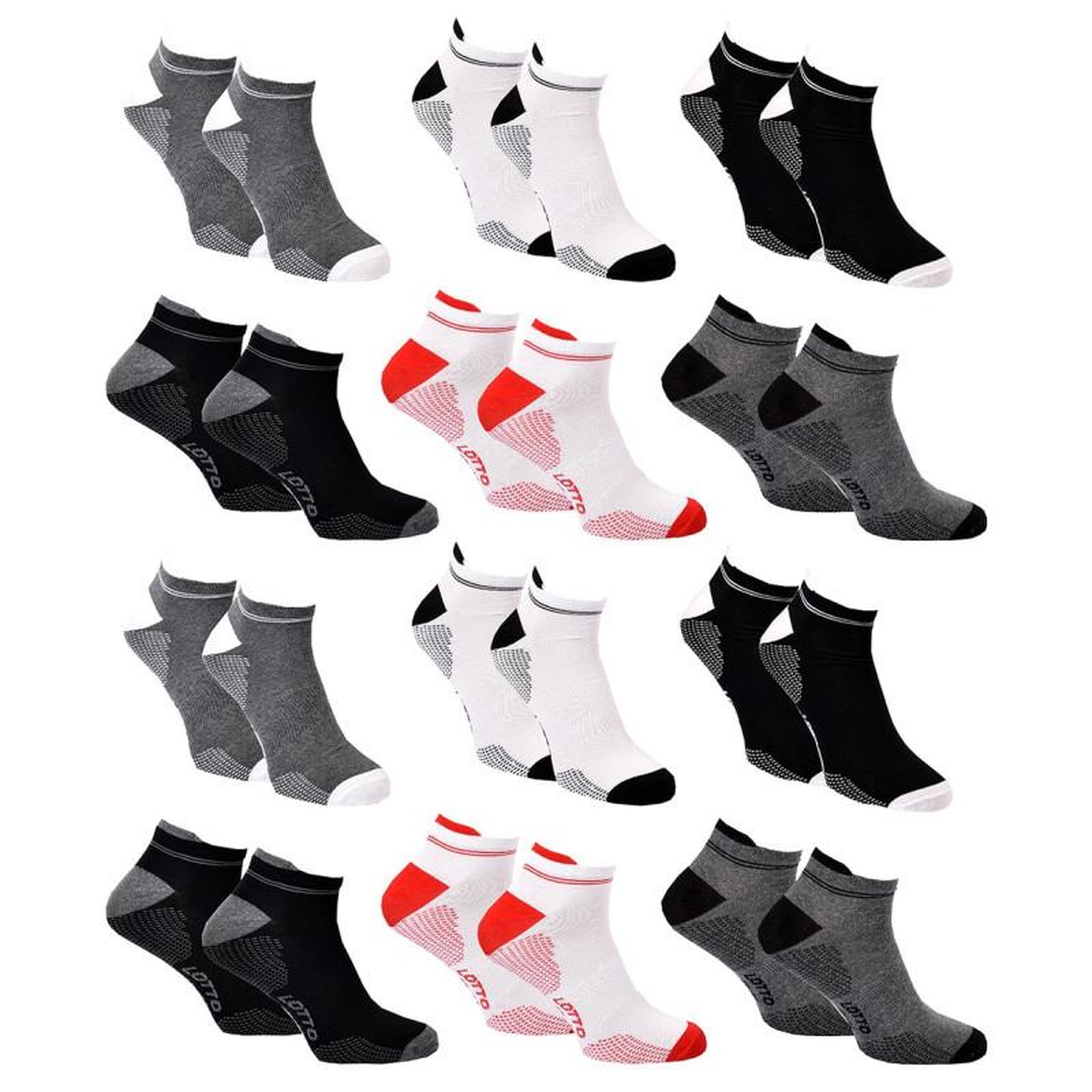 Voir la diapositive 2 : LOTTO Chaussettes Homme LOTTO