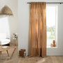 Voir la diapositive 1 : FUTURE HOME Rideau uni en gaze de coton pattes cachées à l'unité 140x260cm