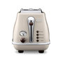 Voir la diapositive 2 : DELONGHI Grille pain Icona Vintage - Delonghi CTOV 2103.BG