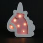 Voir la diapositive 3 : Hello Kids Lampe en bois enfant Licorne - H. 13 cm