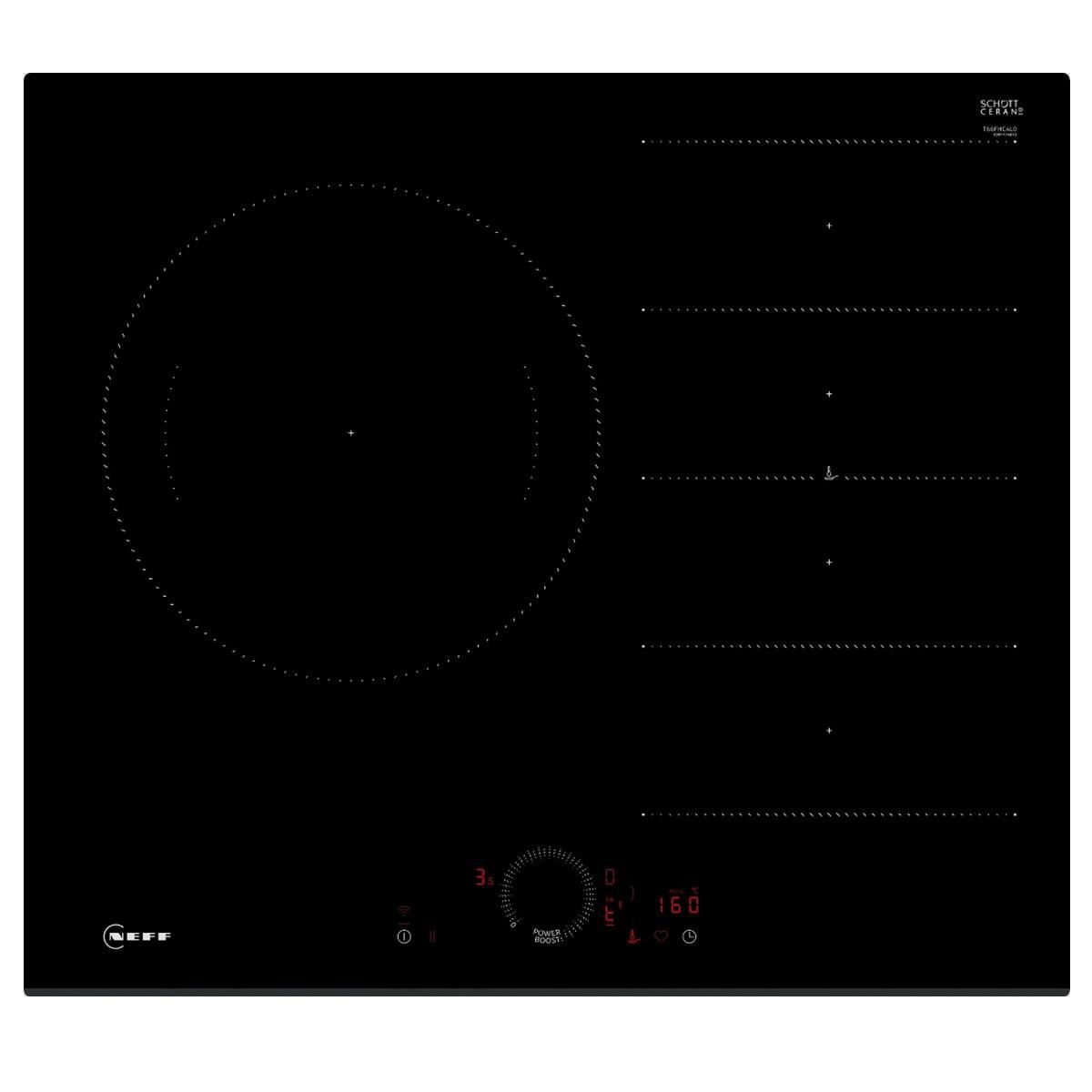 Neff Table de cuisson induction 60cm 3 feux 7400w noir - T66FHC4L0